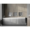 Mexen X-Wall-NR Nischenregal ohne Rand 30 x 30 cm, Inox - 1911303010