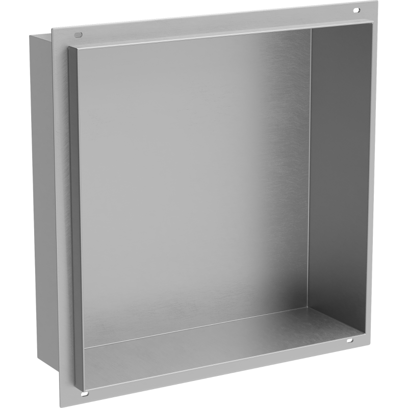 Mexen X-Wall-NR Nischenregal ohne Flansch 30 x 30 cm, Inox - 1911303010
