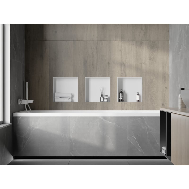 Mexen X-Wall-NR Nischenregal ohne Flansch 30 x 30 cm, weiß - 1921303010