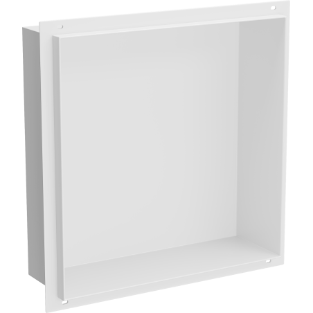 Mexen X-Wall-NR Einbauwandregal ohne Flansch 30 x 30 cm, weiß - 1921303010