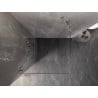 Mexen Lunar-B Duschkabine mit schwenkbarer Tür links 100 x 100 cm, transparent, gebürstetes Nickel - 832-100-100-97-00-L