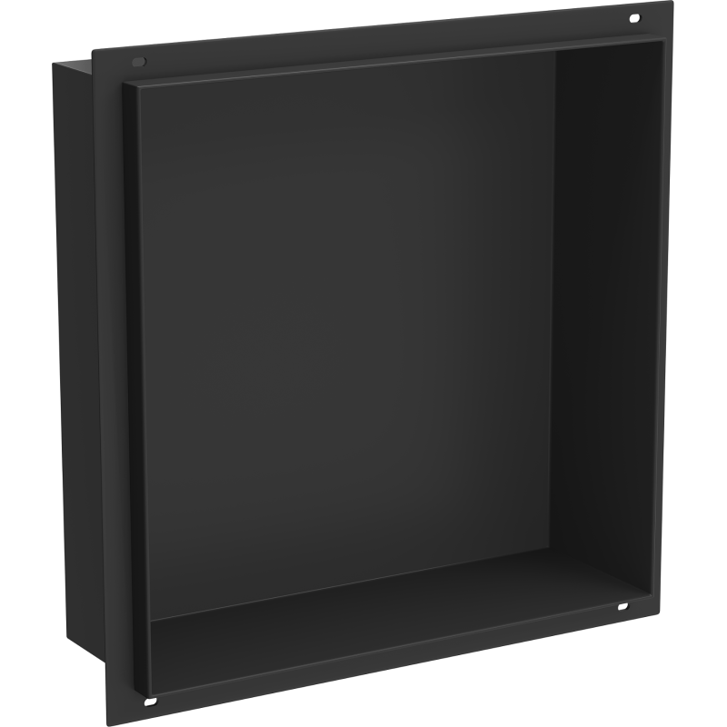 Mexen X-Wall-NR Nischenregal ohne Flansch 30 x 30 cm, schwarz - 1971303010