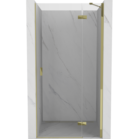 Mexen Mist-H Duschdrehtür rechts 90 cm, transparent, gold - 8A5-090-000-50-00-P