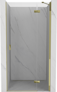 Mexen Mist-H Duschdrehtür rechts 110 cm, transparent, gold - 8A5-110-000-50-00-P