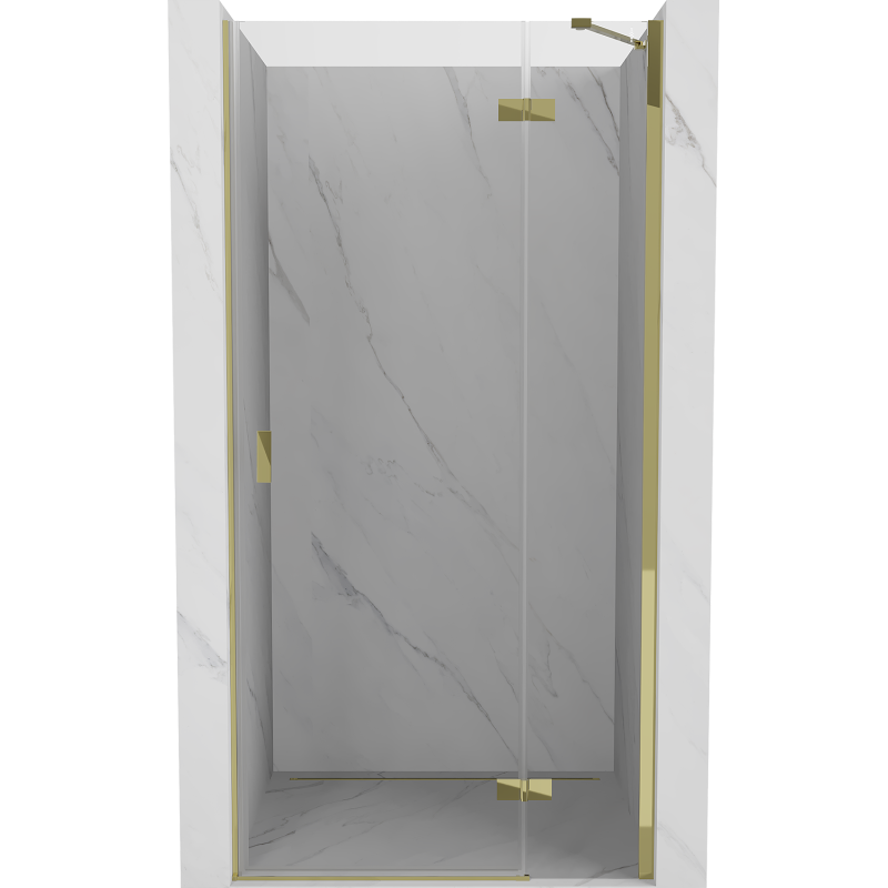 Mexen Mist-H Duschabtrennung, rechts öffnend, 115 cm, transparent, gold - 8A5-115-000-50-00-P