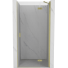 Mexen Mist-H Duschdrehtür rechts 105 cm, transparent, gebürstetes Gold - 8A5-105-000-55-00-P
