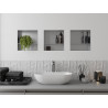 Mexen X-Wall-NR Nischenregal ohne Flansch mit Ablage 30 x 30 cm, Inox - 1911303010S