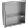 Mexen X-Wall-NR Nischenablage ohne Kragen mit Ablage 30 x 30 cm, Inox - 1911303010S