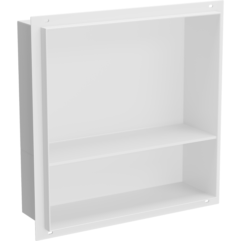 Mexen X-Wall-NR Nischenregal ohne Blende mit Regal 30 x 30 cm, weiß - 1921303010S