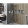 Mexen X-Wall-NR Nischenregal ohne Rand mit Regal 30 x 30 cm, weiß - 1921303010S