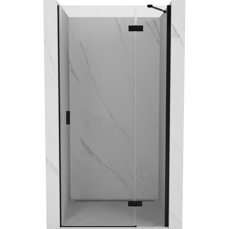 Mexen Mist-H Duschdreh­tür rechts 110 cm, transparent, schwarz - 8A5-110-000-70-00-P