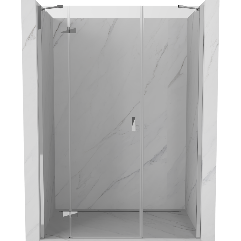 Mexen Mist-H Duschdrehtür links 120 cm, transparent, Chrom - 8A5-120-001-01-00-L
