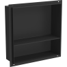 Mexen X-Wall-NR Nischenregal ohne Flansch mit Ablage 30 x 30 cm, schwarz - 1971303010S