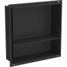 Mexen X-Wall-NR Nischenregal ohne Flansch mit Regalboden 30 x 30 cm, schwarz - 1971303010S