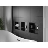 Mexen X-Wall-NR Nischenregal ohne Flansch mit Regalboden 30 x 30 cm, schwarz - 1971303010S