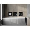 Mexen X-Wall-NR Nischenregal ohne Flansch mit Ablage 30 x 30 cm, schwarz - 1971303010S