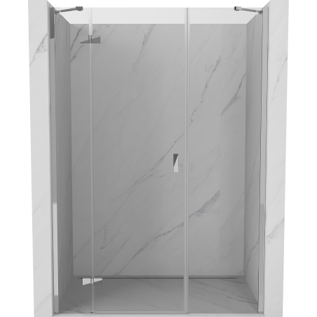Mexen Mist-H Duschdrehtür links 155 cm, transparent, Chrom - 8A5-155-001-01-00-L