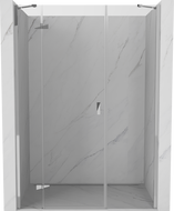 Mexen Mist-H Duschdrehtür links 155 cm, transparent, Chrom - 8A5-155-001-01-00-L