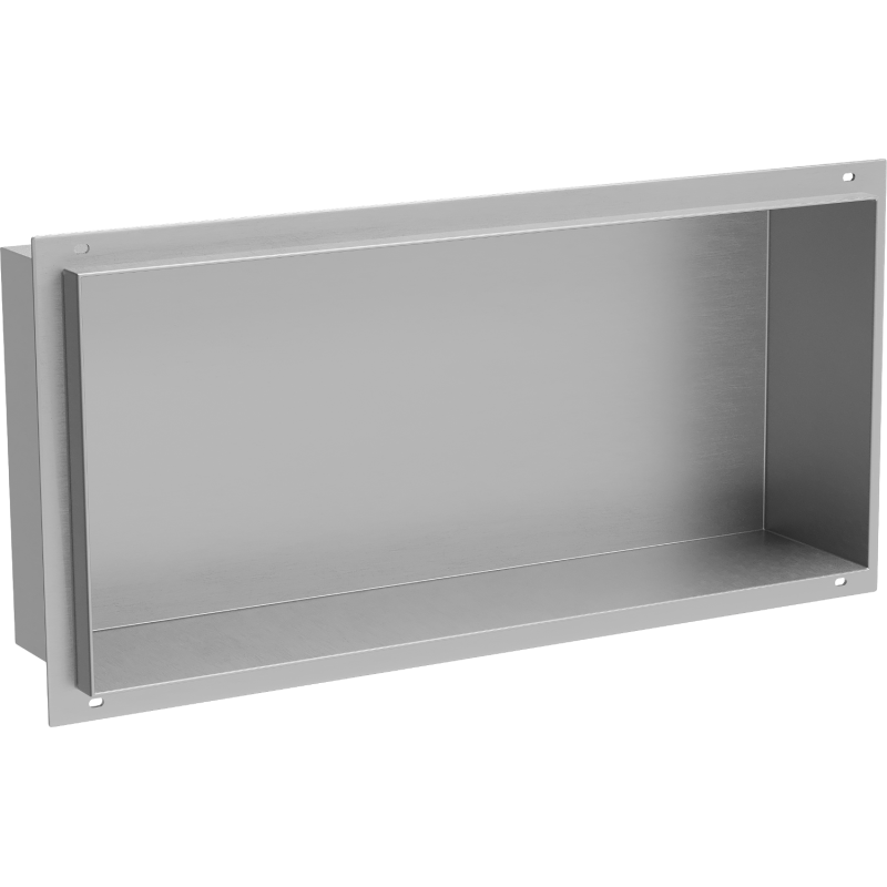 Mexen X-Wall-NR Einbauregal ohne Rahmen 45 x 20 cm, inox - 1911452010