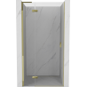 Mexen Mist-H L Duschtür, drehbar, links, 80 cm, transparent, gold - 8A5L-080-000-50-00-L