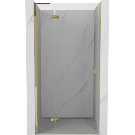 Mexen Mist-H L Duschdrehtür links 85 cm, transparent, gold - 8A5L-085-000-50-00-L