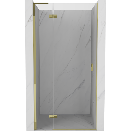Mexen Mist-H L Duschdrehtür links 95 cm, transparent, gold - 8A5L-095-000-50-00-L