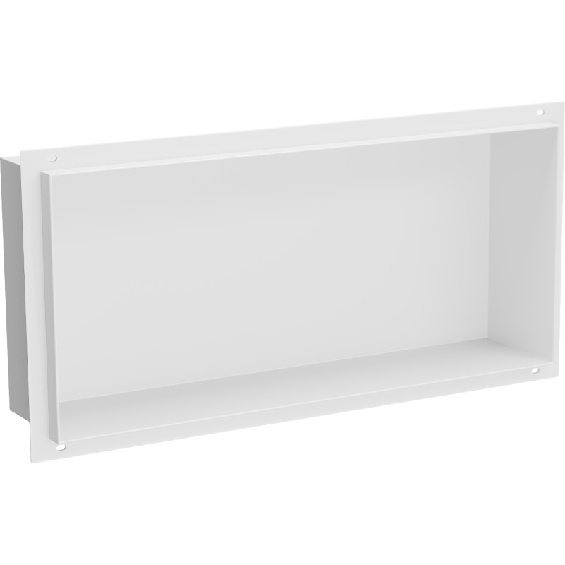 Mexen X-Wall-NR Einbauregal ohne Flansch 45 x 20 cm, weiß - 1921452010