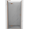 Mexen Mist-H L Duschflügeltür links 85 cm, transparent, gebürstetes Kupfer - 8A5L-085-000-65-00-L