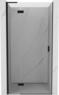 Mexen Mist-H L Duschtür links angeschlagen 75 cm, transparent, schwarz - 8A5L-075-000-70-00-L