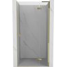 Mexen Mist-H L Duschdrehtür rechts 75 cm, transparent, gold - 8A5L-075-000-50-00-P
