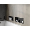 Mexen X-Wall-NR Nischenregal ohne Blende 45 x 20 cm, schwarz - 1971452010