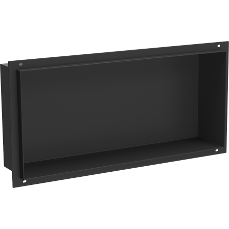 Mexen X-Wall-NR Wandeinbauregal ohne Flansch 45 x 20 cm, schwarz - 1971452010
