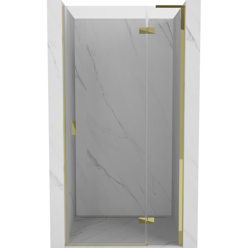 Mexen Mist-H L Duschkabinentür rechts 105 cm, transparent, gold - 8A5L-105-000-50-00-P