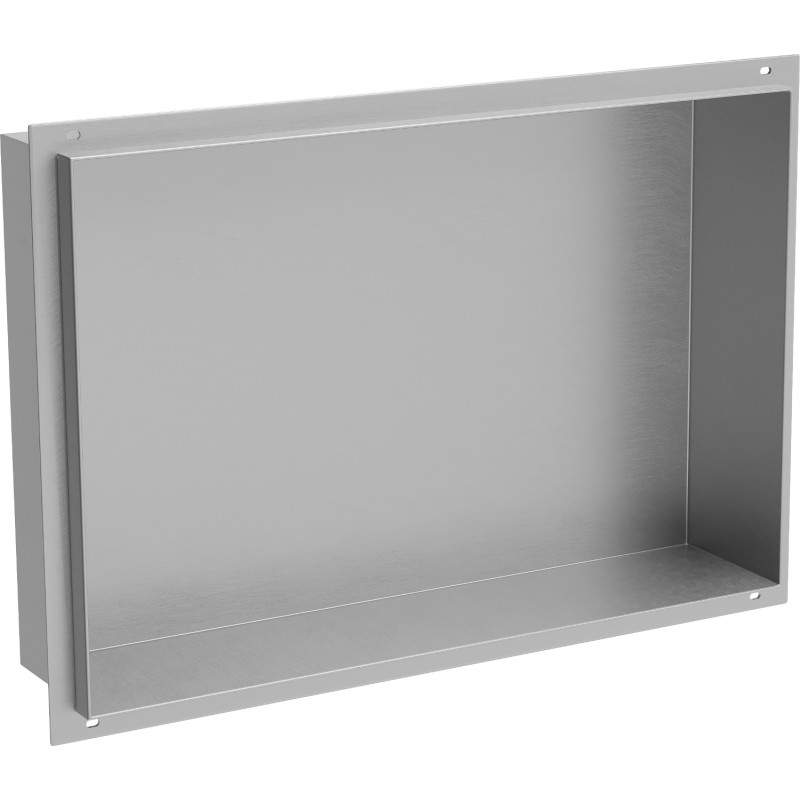 Mexen X-Wall-NR Einbauregal ohne Flansch 45 x 30 cm, Inox - 1911453010