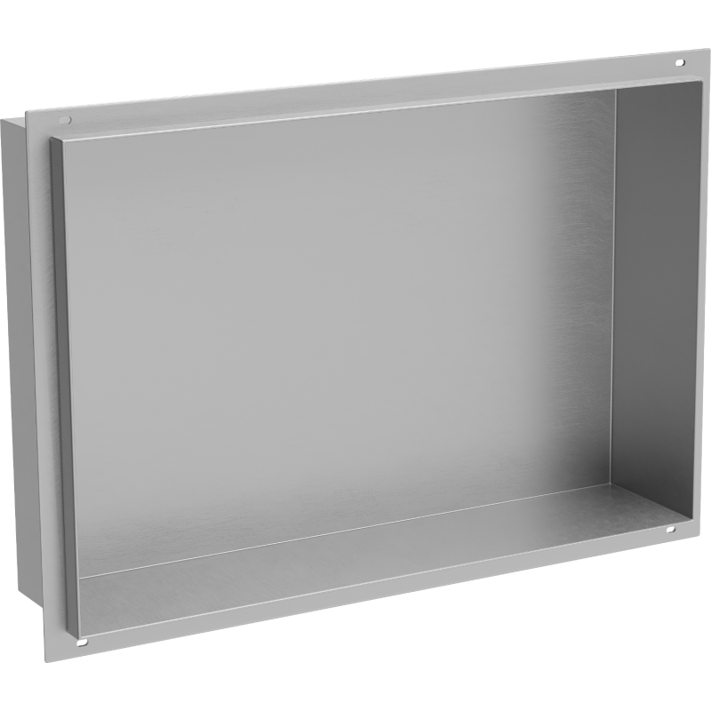 Mexen X-Wall-NR Nischenregal ohne Rand 45 x 30 cm, Inox - 1911453010