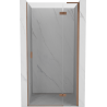 Mexen Mist-H L Duschdrehtür rechts 110 cm, transparent, gebürstetes Kupfer - 8A5L-110-000-65-00-P