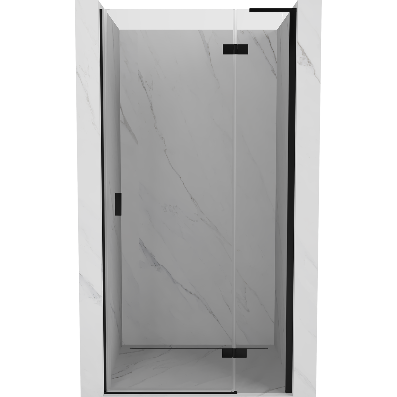 Mexen Mist-H L Duschdrehtür rechts 70 cm, transparent, schwarz - 8A5L-070-000-70-00-P