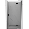 Mexen Mist-H L Duschdrehtür rechts 75 cm, transparent, schwarz - 8A5L-075-000-70-00-P