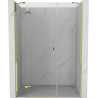 Mexen Mist-H linke Pendeltür für Duschen 130 cm, transparent, gold - 8A5-130-001-50-00-L