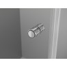 Mexen Mist-F Falttür Duschabtrennung links 80 cm, transparent, Chrom - 8A6-080-000-01-00-L