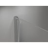 Mexen Mist-F faltbare Duschabtrennung links 90 cm, transparent, Chrom - 8A6-090-000-01-00-L