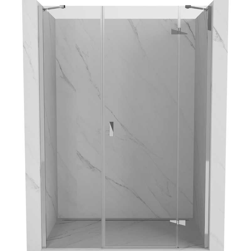 Mexen Mist-H Duschdrehtür rechts 120 cm, transparent, Chrom - 8A5-120-001-01-00-P
