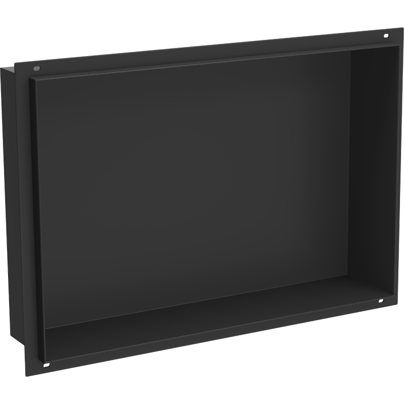 Mexen X-Wall-NR Nischenregal ohne Flansch 45 x 30 cm, schwarz - 1971453010