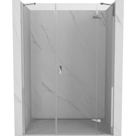 Mexen Mist-H Duschdrehtür rechts 130 cm, transparent, Chrom - 8A5-130-001-01-00-P