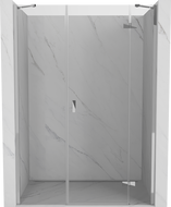 Mexen Mist-H Duschdrehtür rechts 130 cm, transparent, Chrom - 8A5-130-001-01-00-P