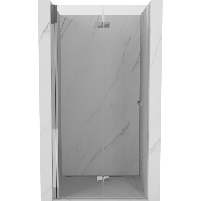 Mexen Mist-F Falttür für Dusche links 120 cm, transparent, chrom - 8A6-120-000-01-00-L