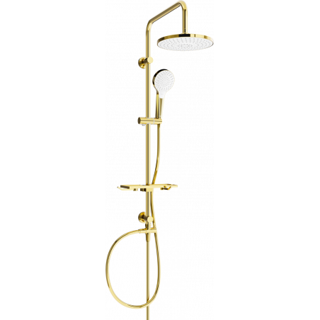 Mexen T05 Duschsäule, gold/weiß - 798050593-50