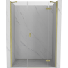 Mexen Mist-H Duschpendeltür rechts 150 cm, transparent, gebürstet gold - 8A5-150-001-55-00-P