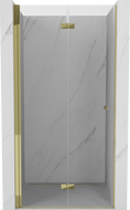 Mexen Mist-F Falttür Dusche links 70 cm, transparent, gold - 8A6-070-000-50-00-L