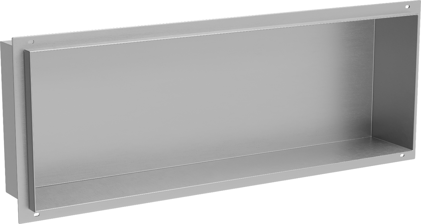 Mexen X-Wall-NR Einbauregal ohne Rahmen 60 x 20 cm, inox - 1911602010